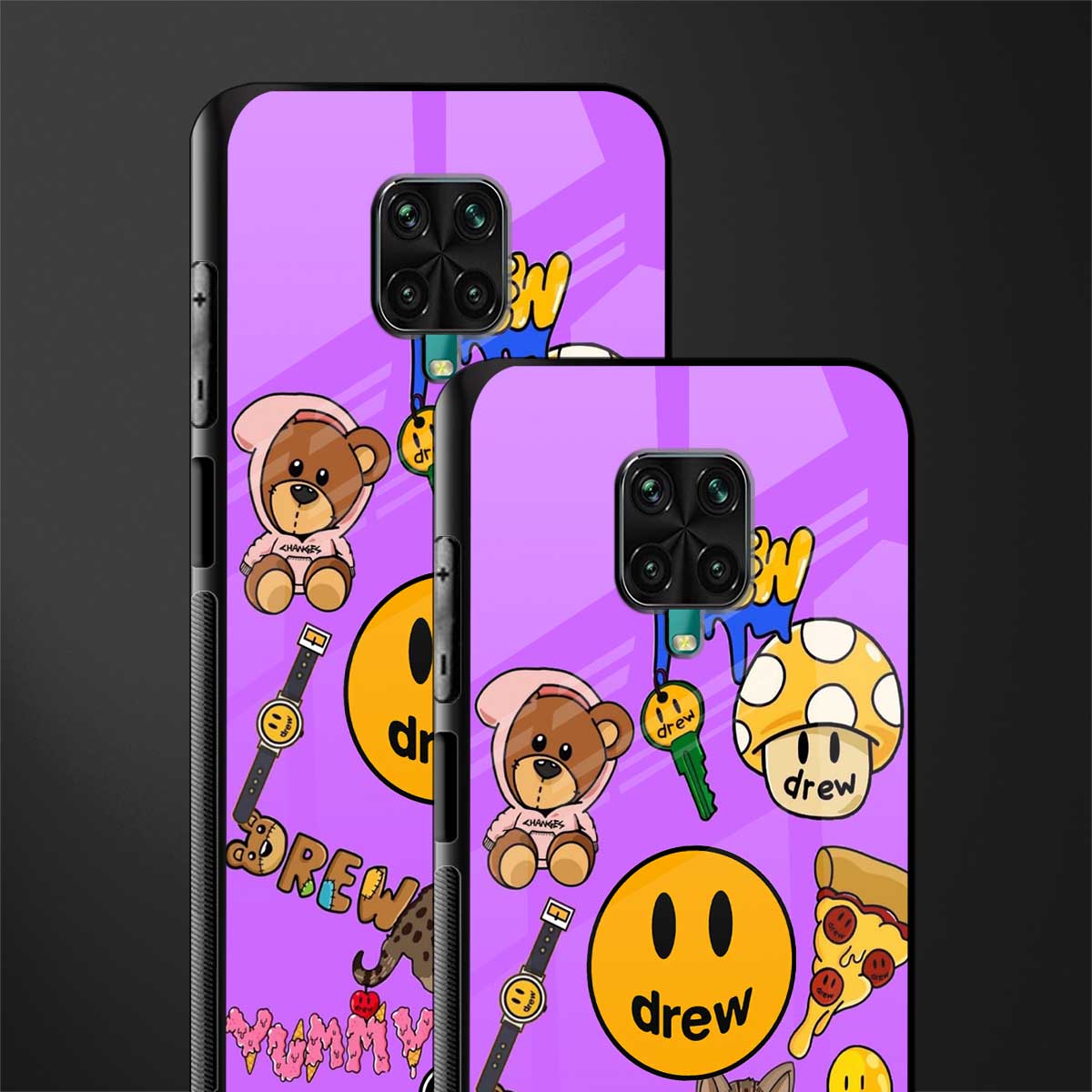 justin bieber glass case for redmi note 9 pro image-2