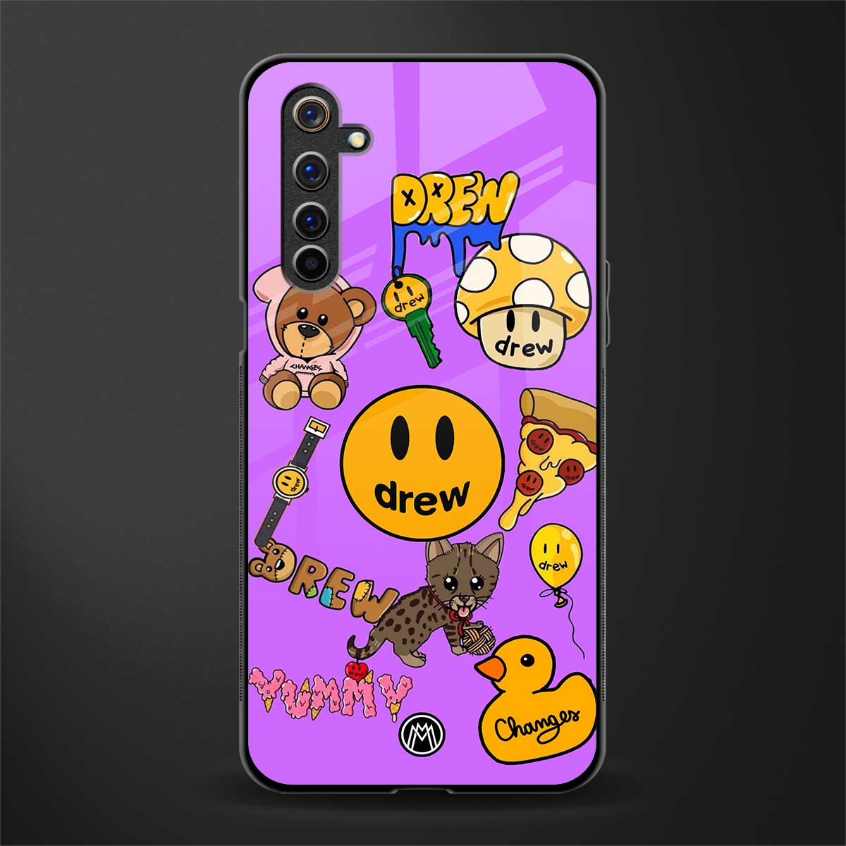 justin bieber glass case for realme 6 pro image