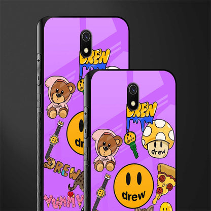 justin bieber glass case for redmi 8a image-2