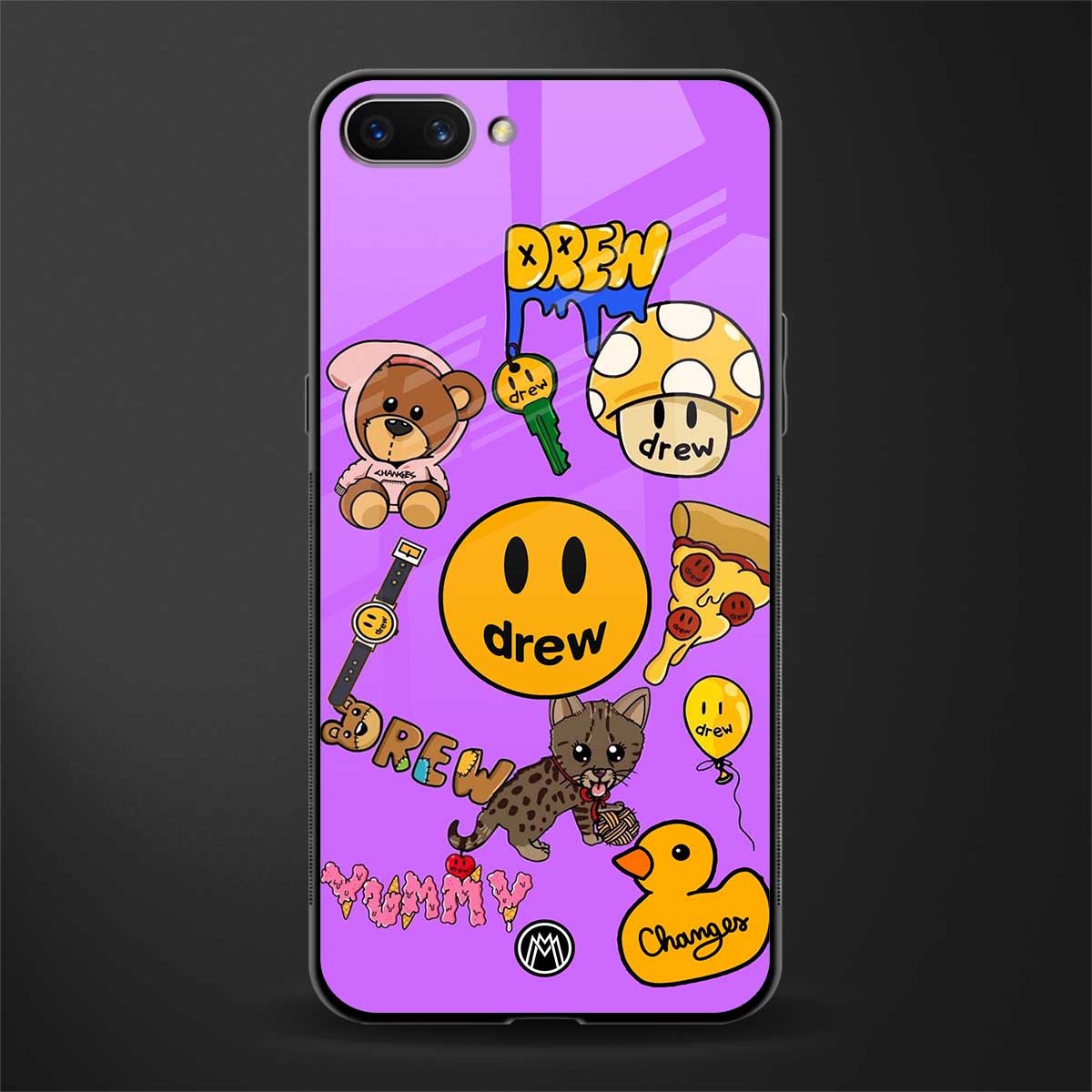 justin bieber glass case for realme c1 image