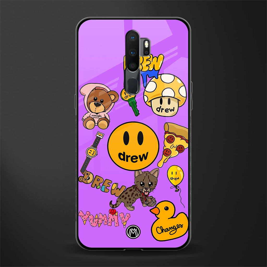 justin bieber glass case for oppo a9 2020 image