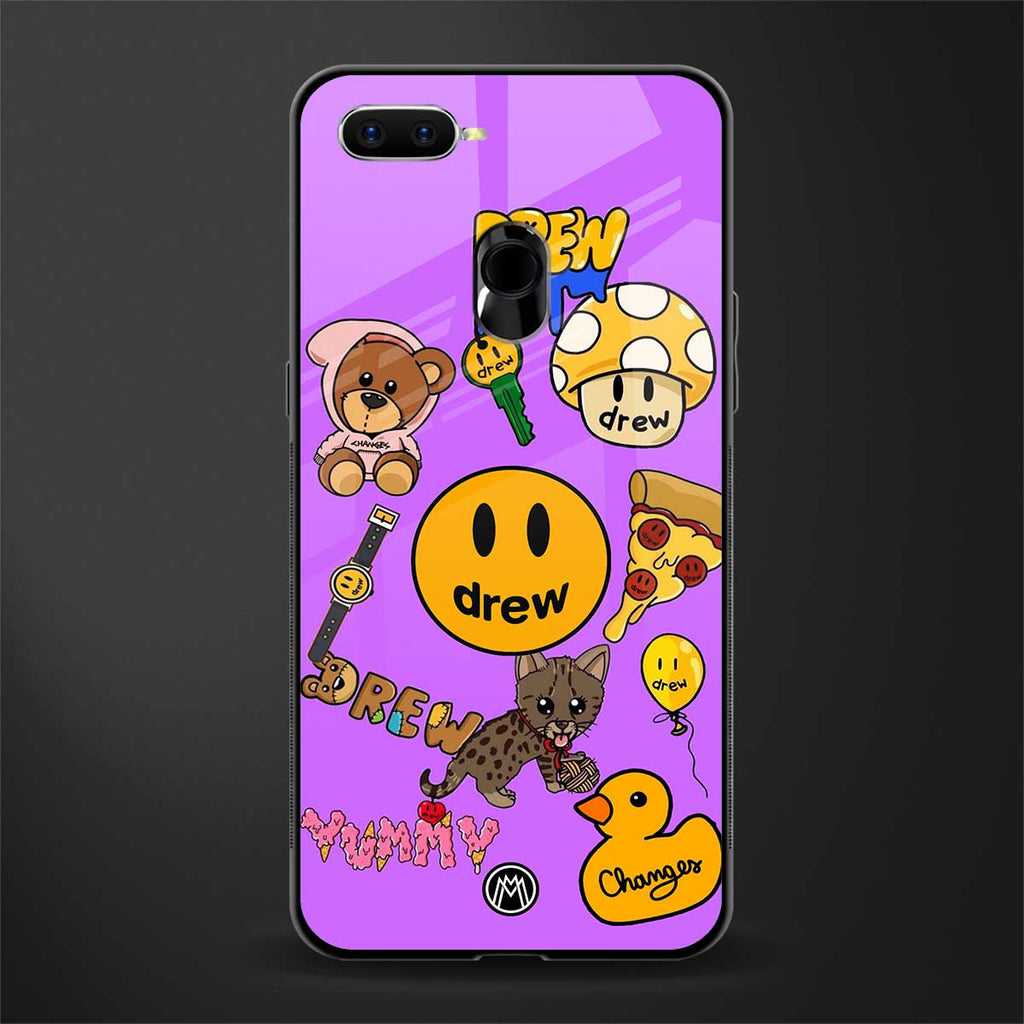 justin bieber glass case for oppo a12 image