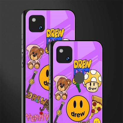 justin bieber back phone cover | glass case for google pixel 4a 4g