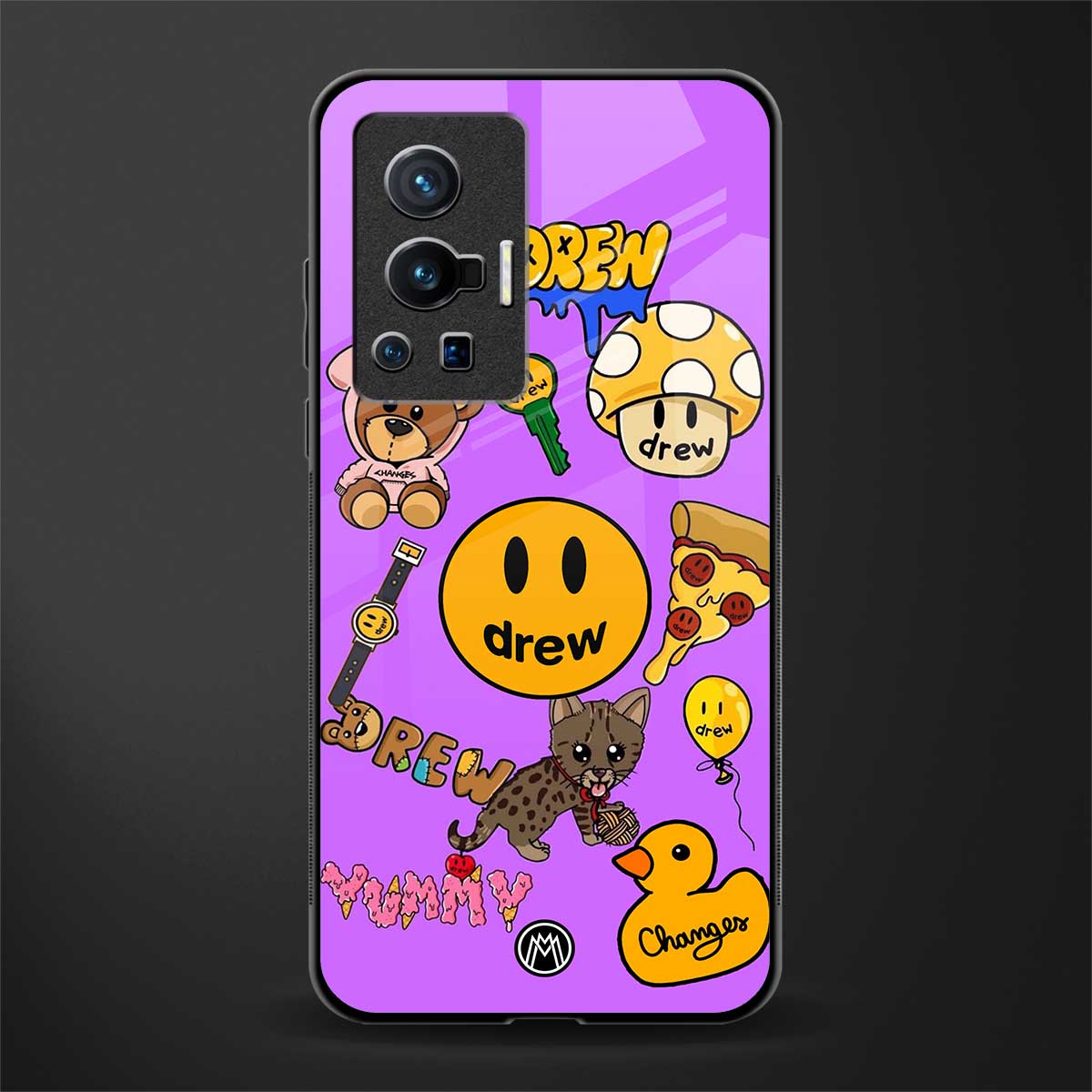 justin bieber glass case for vivo x70 pro image