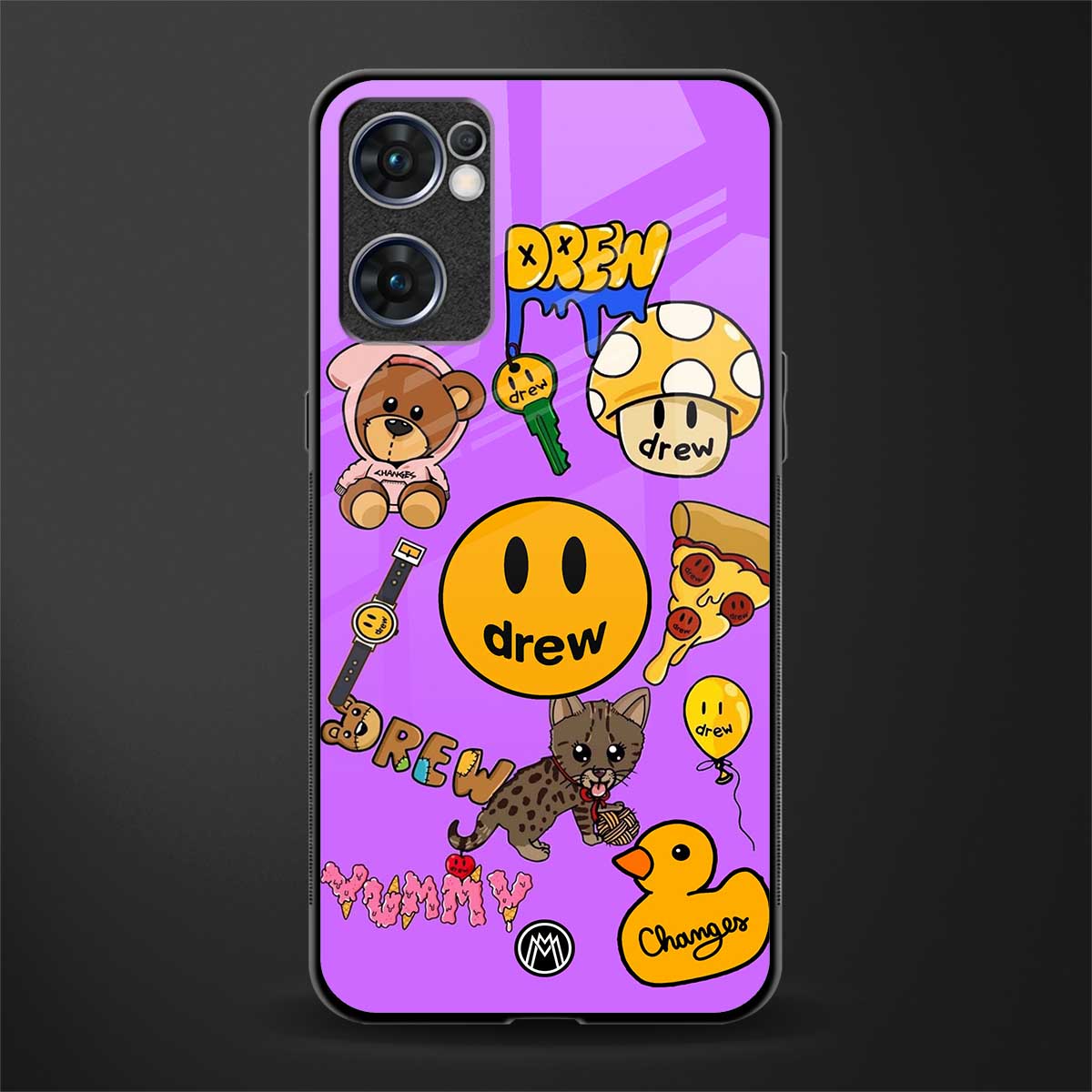 justin bieber glass case for oppo reno7 5g image