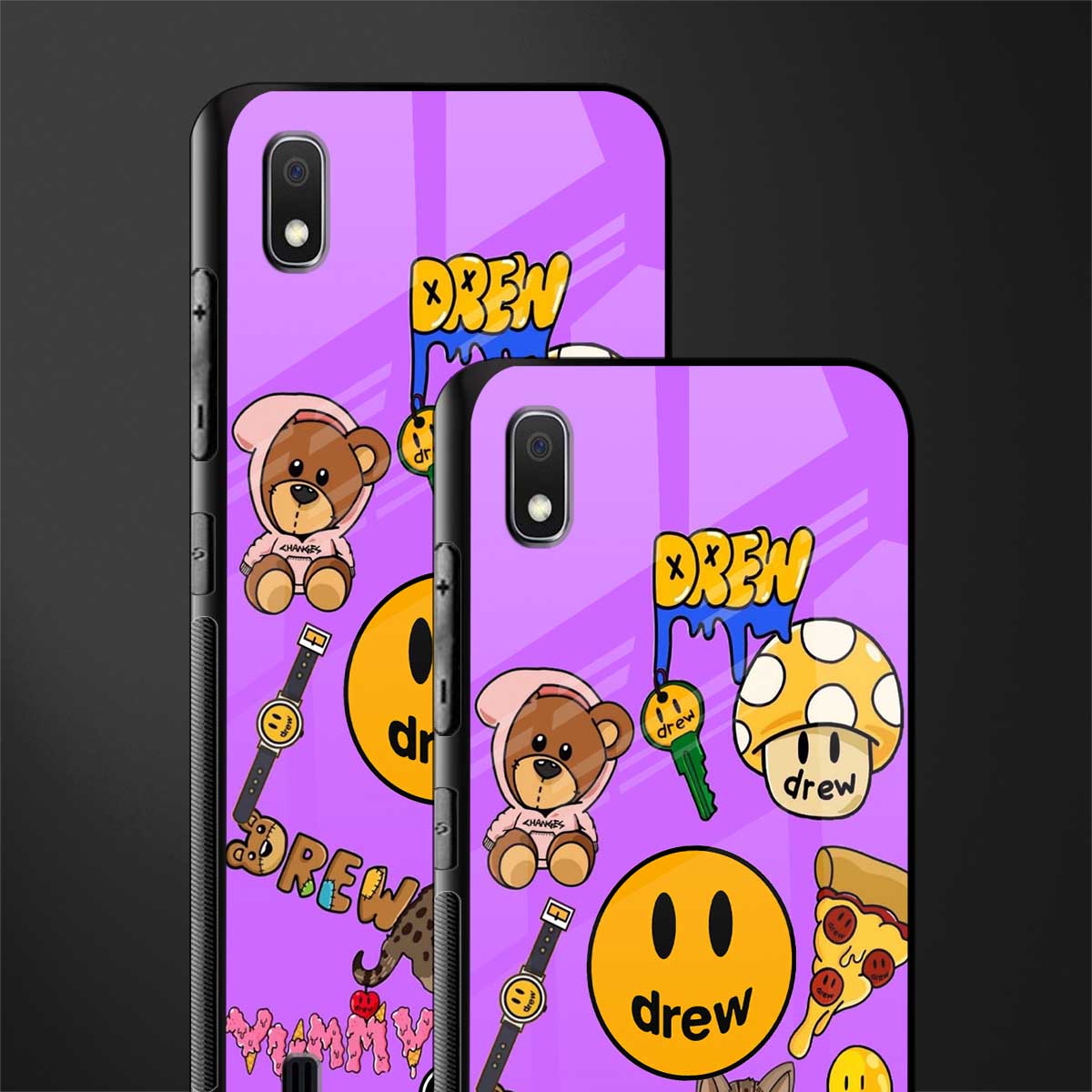 justin bieber glass case for samsung galaxy a10 image-2