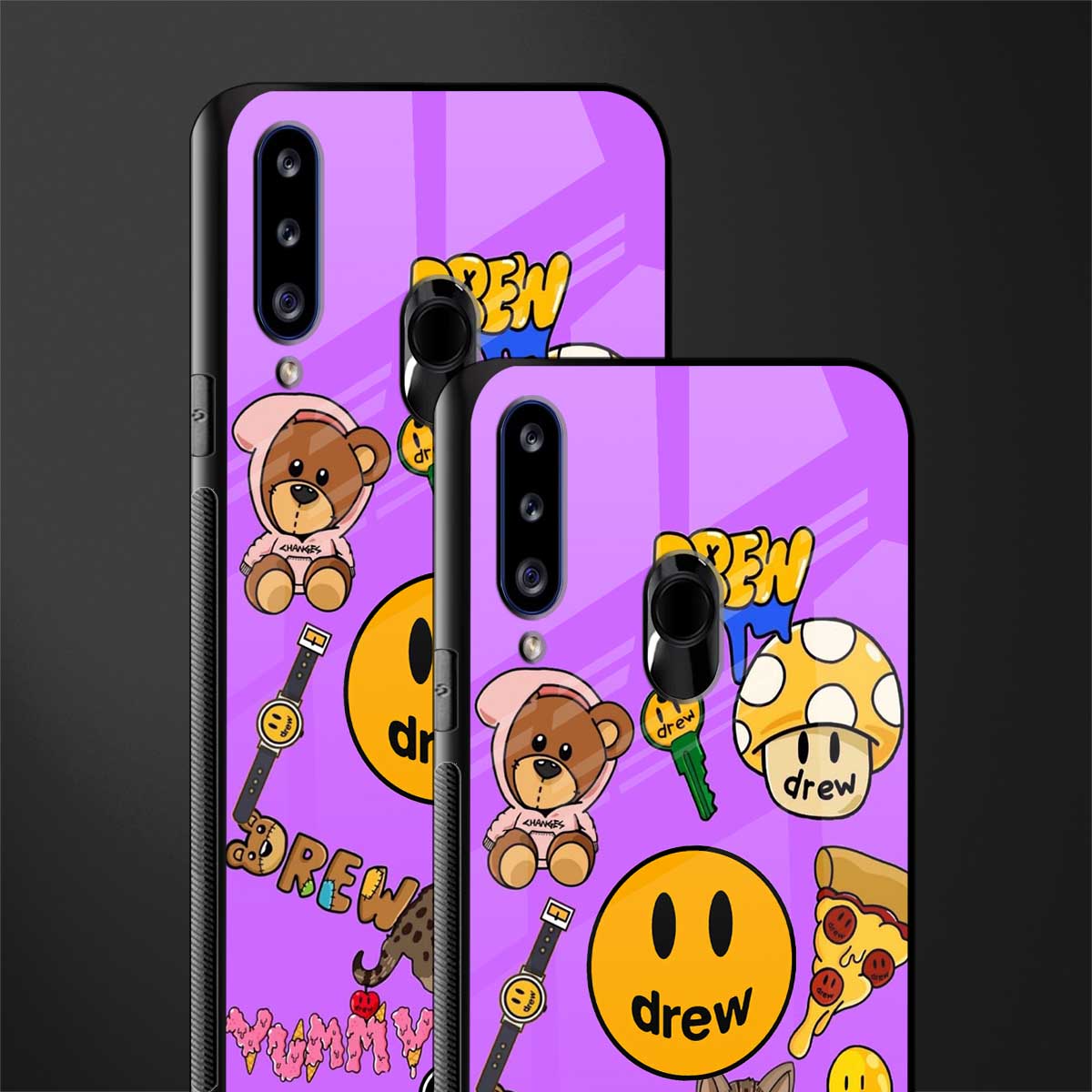 justin bieber glass case for samsung galaxy a20s image-2