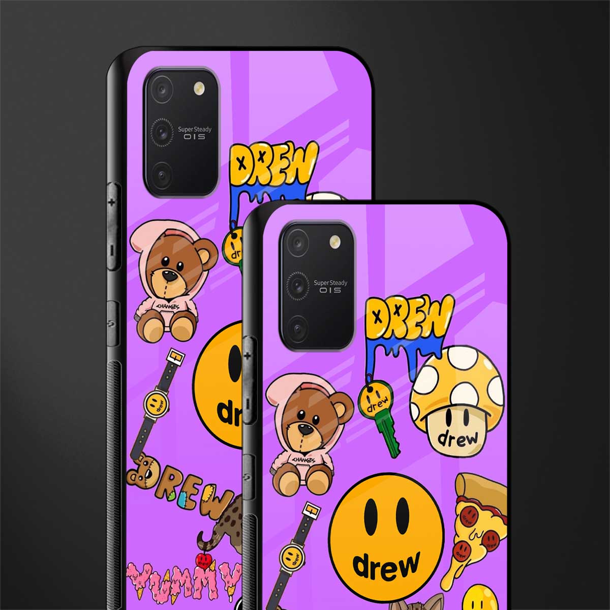 justin bieber glass case for samsung galaxy a91 image-2