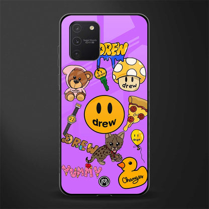 justin bieber glass case for samsung galaxy a91 image