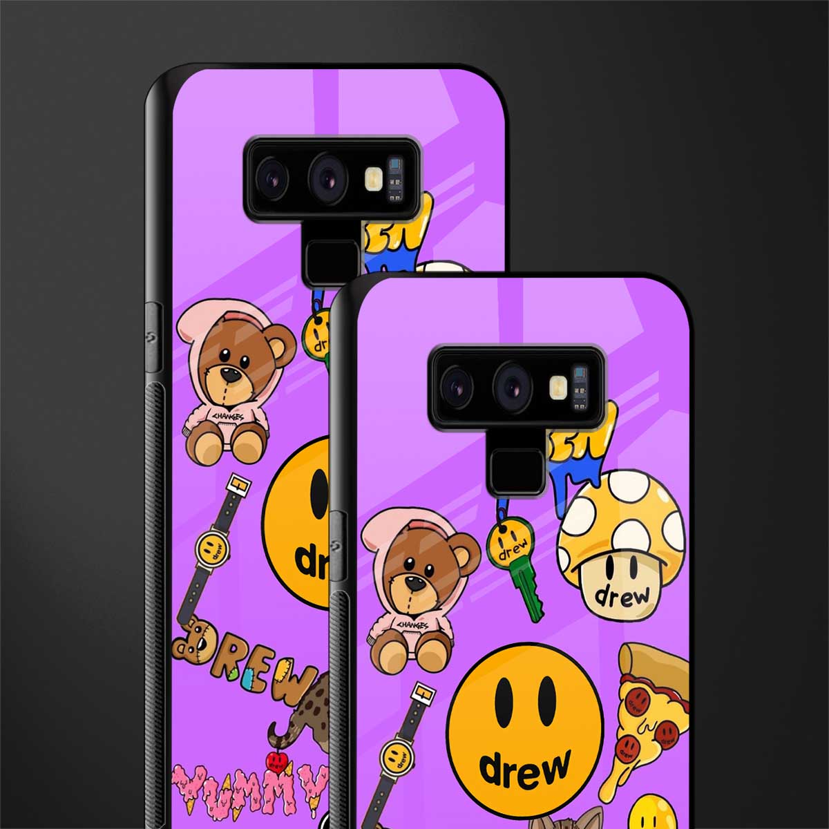 justin bieber glass case for samsung galaxy note 9 image-2