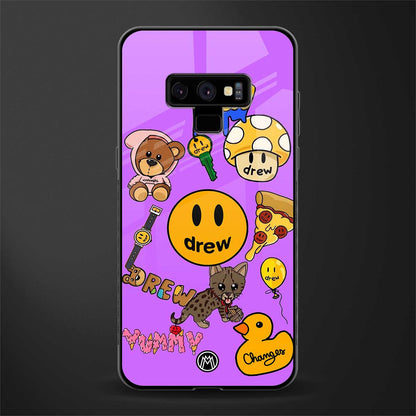 justin bieber glass case for samsung galaxy note 9 image