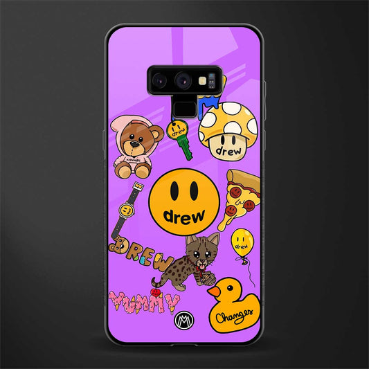 justin bieber glass case for samsung galaxy note 9 image