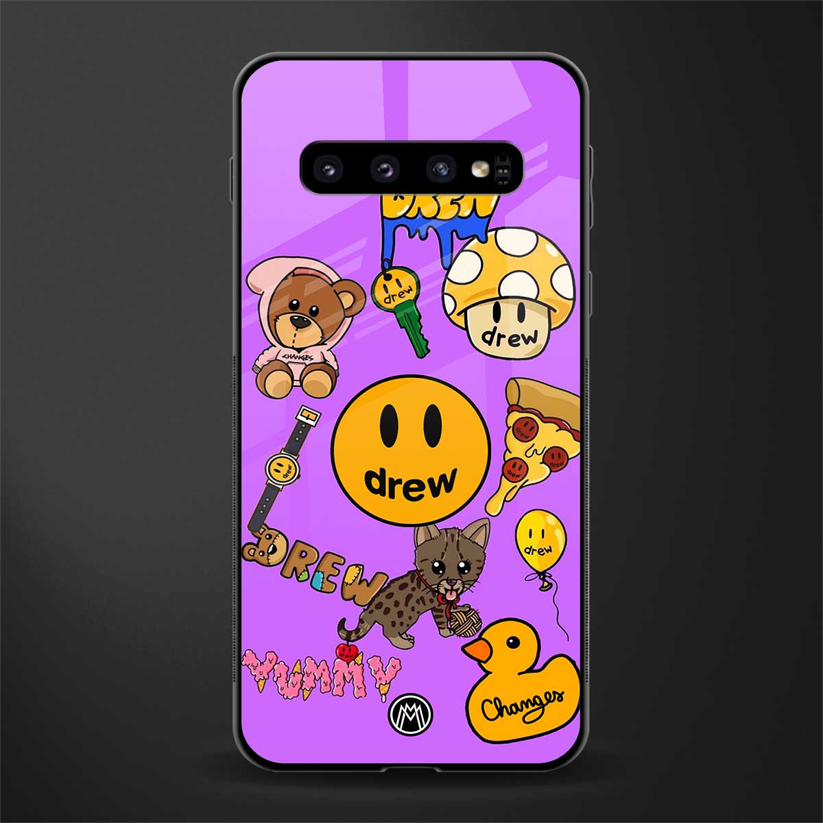 justin bieber glass case for samsung galaxy s10 image