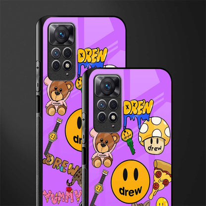 justin bieber glass case for redmi note 11 pro image-2