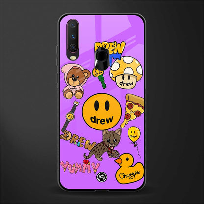 justin bieber glass case for vivo y15 image
