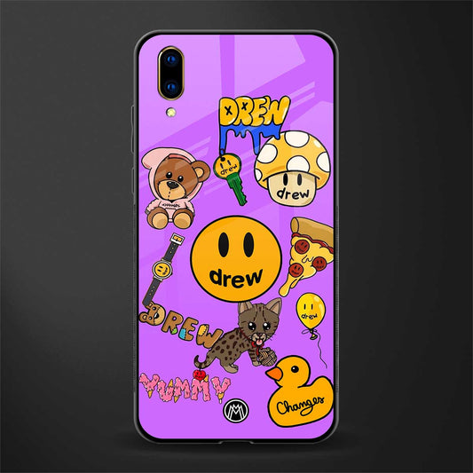 justin bieber glass case for vivo v11 pro image