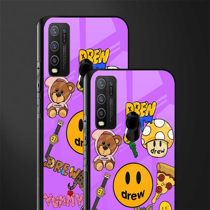 justin bieber glass case for vivo y50 image-2