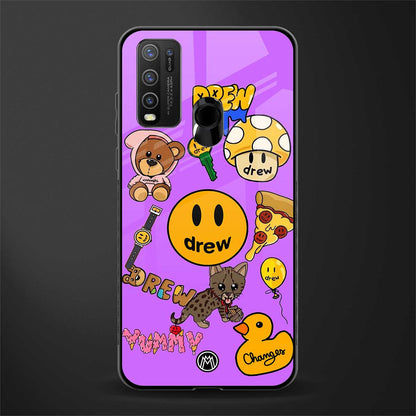 justin bieber glass case for vivo y50 image