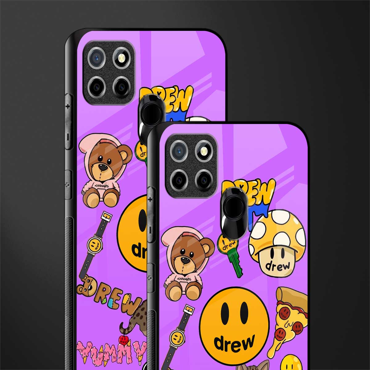 justin bieber glass case for realme narzo 30a image-2
