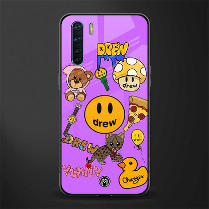 justin bieber glass case for oppo f15 image