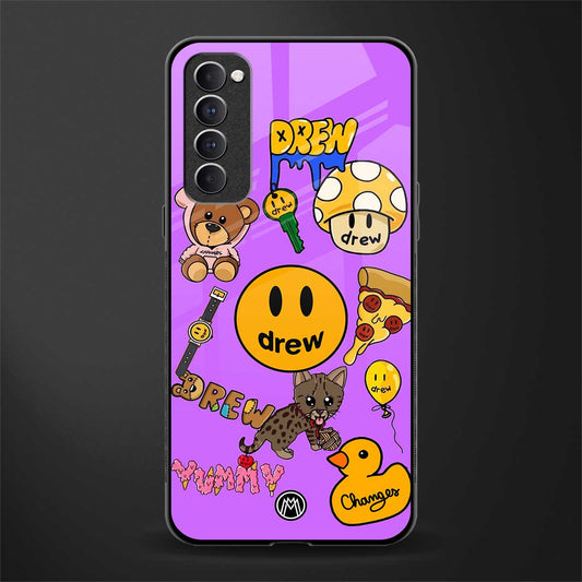 justin bieber glass case for oppo reno 4 pro image