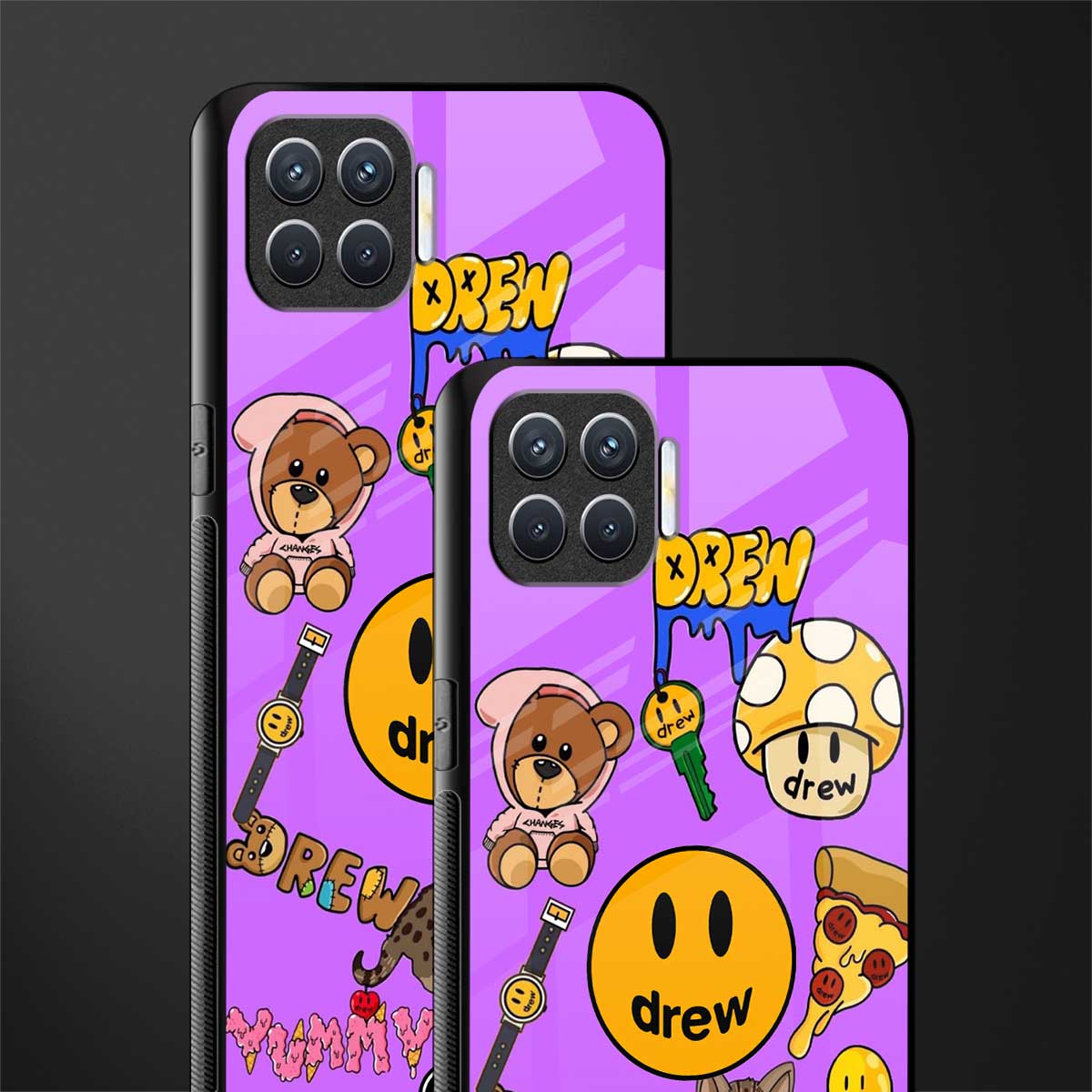 justin bieber glass case for oppo f17 image-2