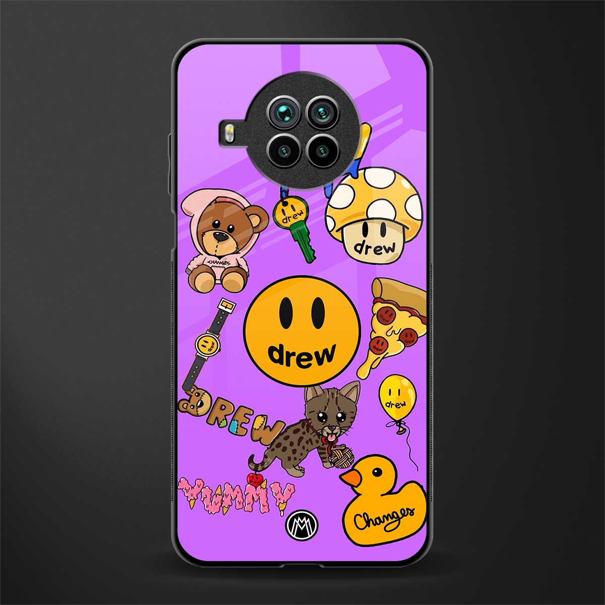 justin bieber glass case for mi 10i image