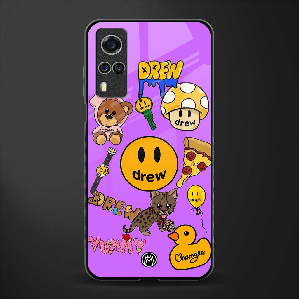justin bieber glass case for vivo y51 image