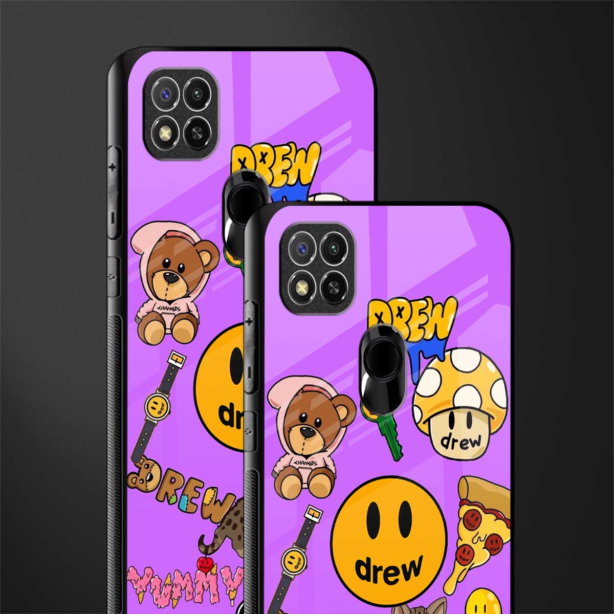 justin bieber glass case for redmi 9c image-2