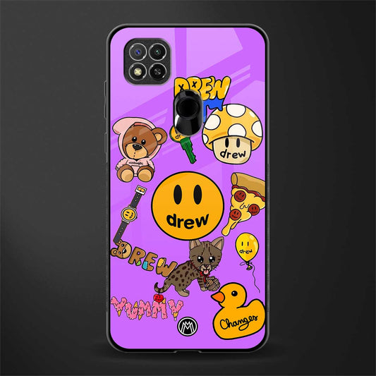 justin bieber glass case for redmi 9 image