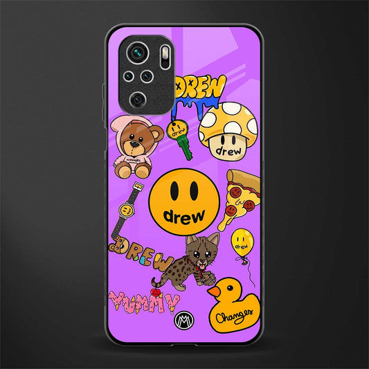 justin bieber glass case for redmi note 10s image