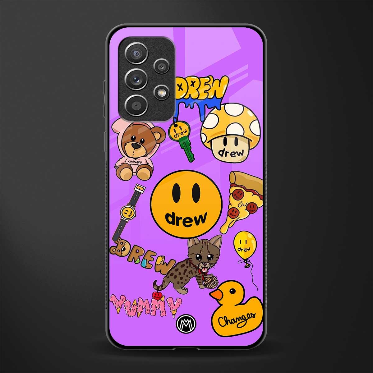 justin bieber glass case for samsung galaxy a52 image