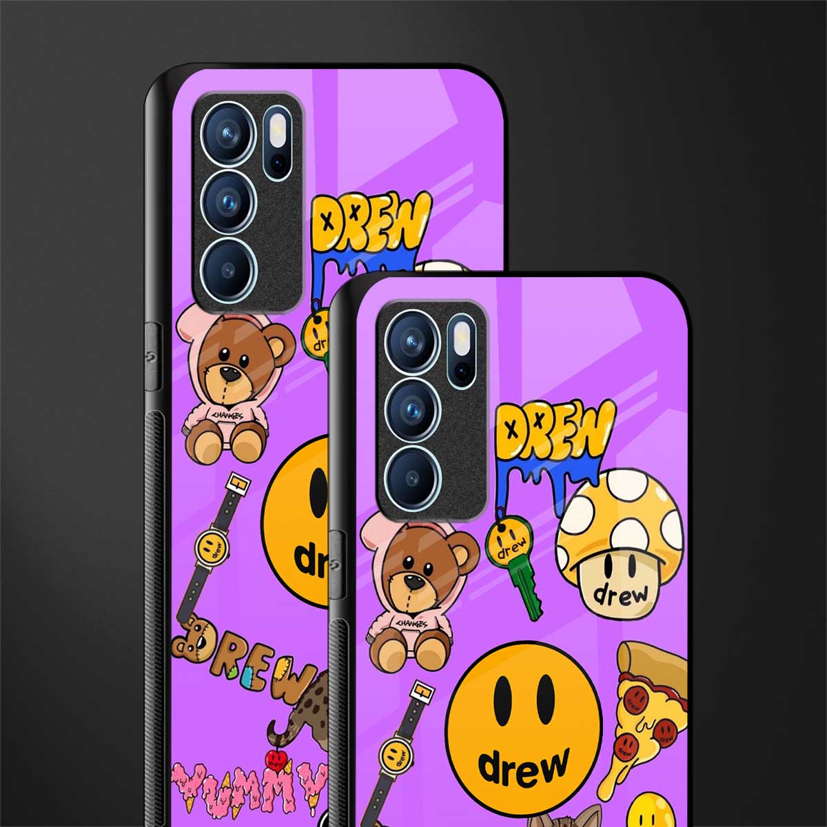 justin bieber glass case for oppo reno6 5g image-2