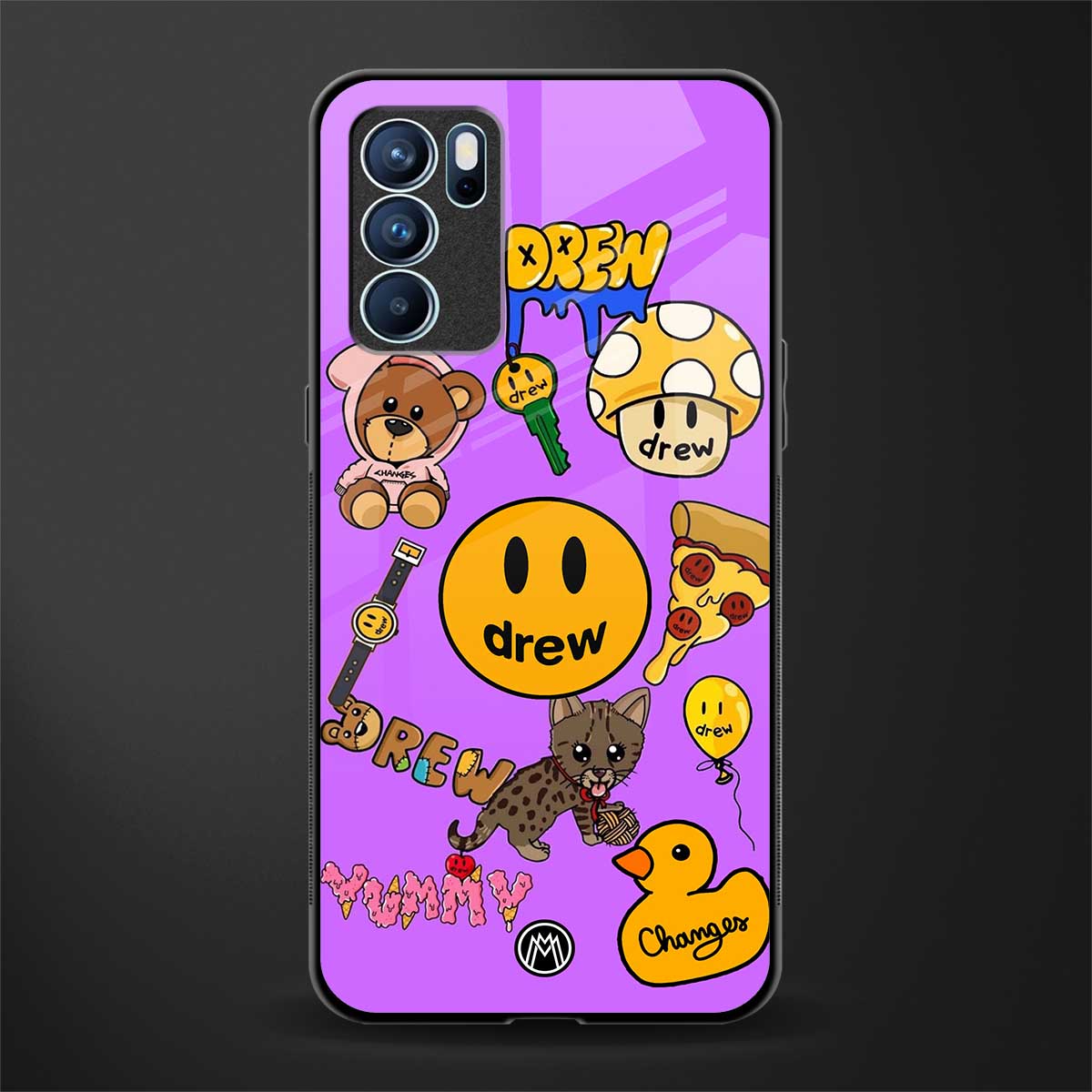 justin bieber glass case for oppo reno6 5g image