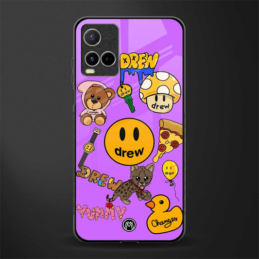 justin bieber glass case for vivo y33s vivo y33t image