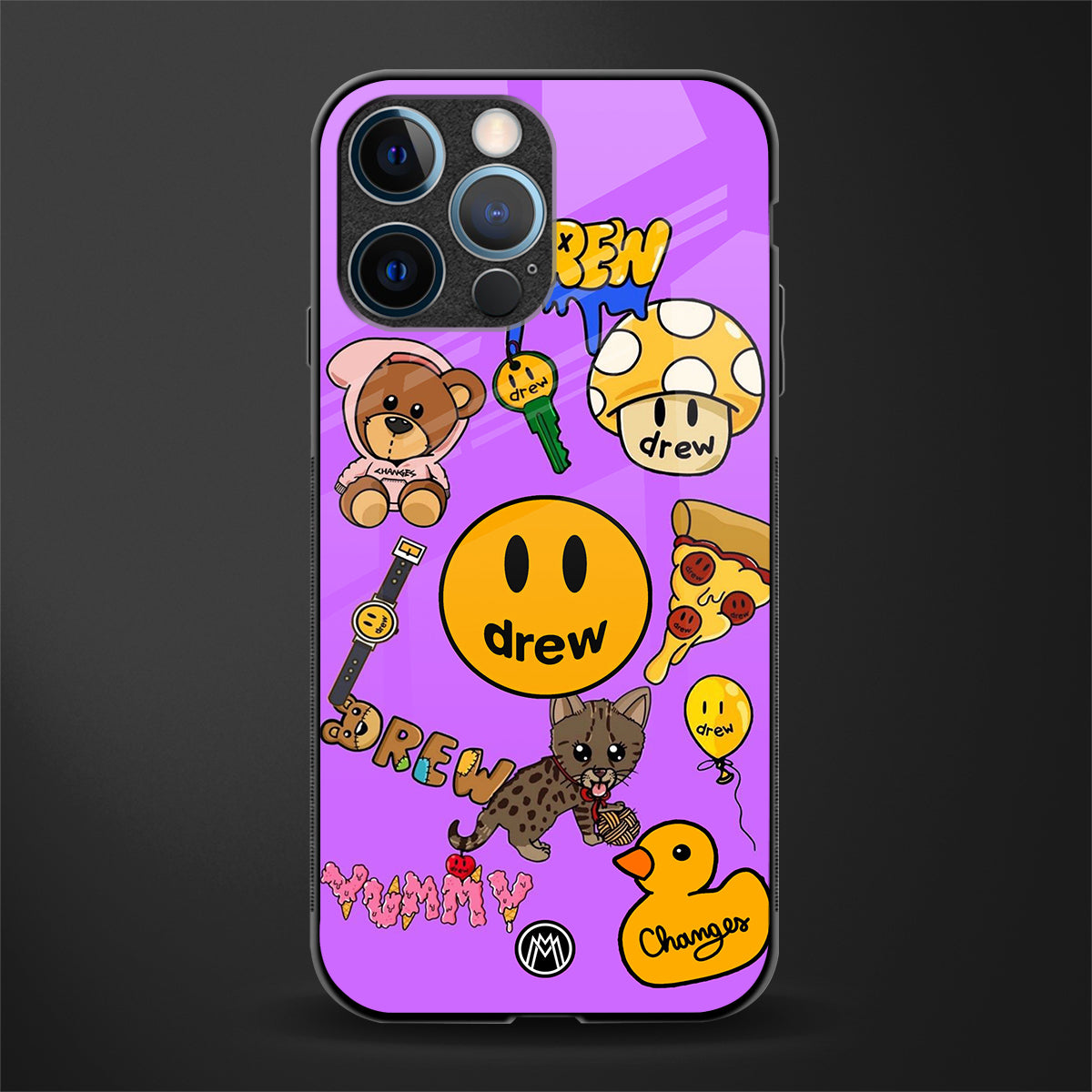 justin bieber glass case for iphone 12 pro image
