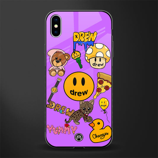 justin bieber glass case for iphone xs max image