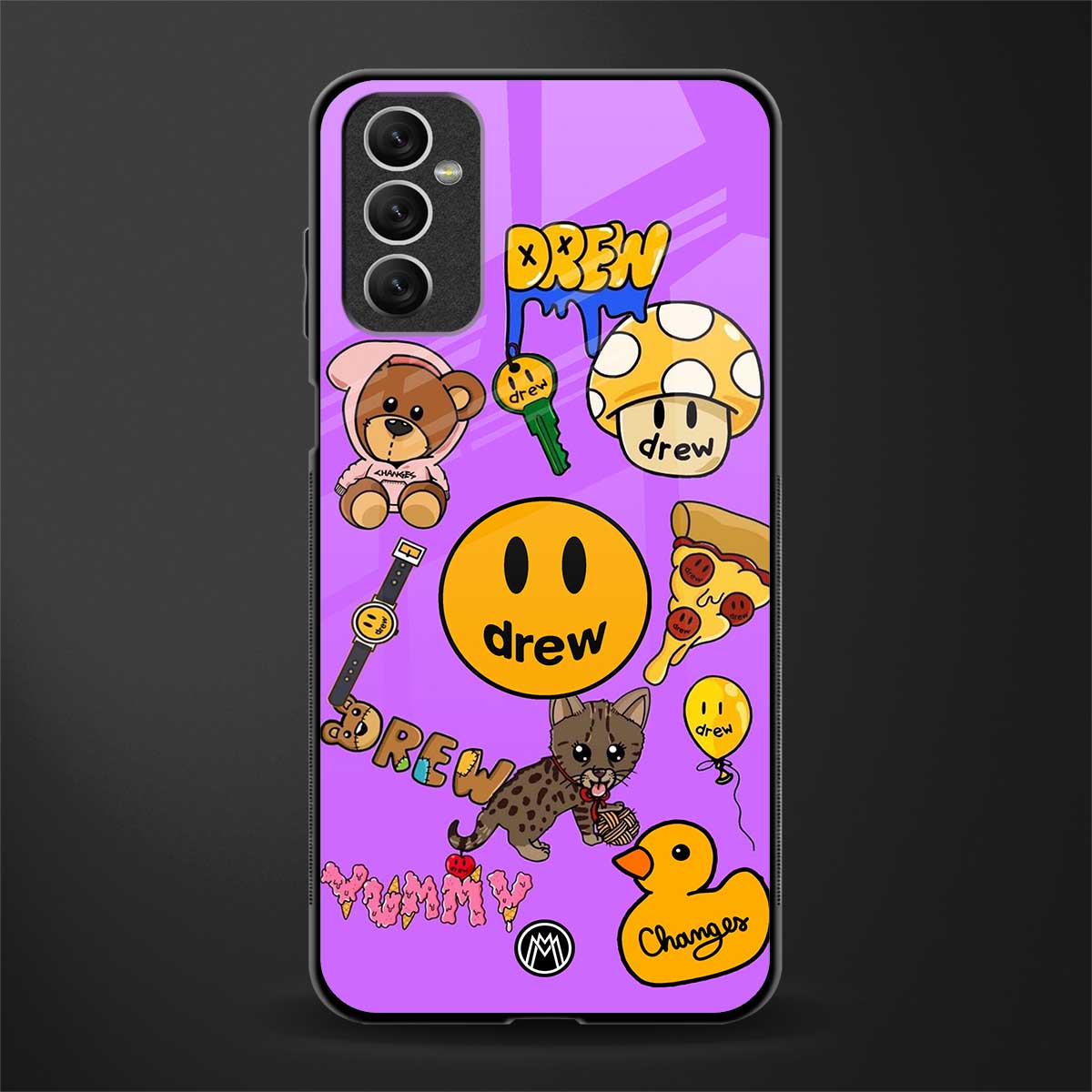 justin bieber glass case for samsung galaxy m52 5g image