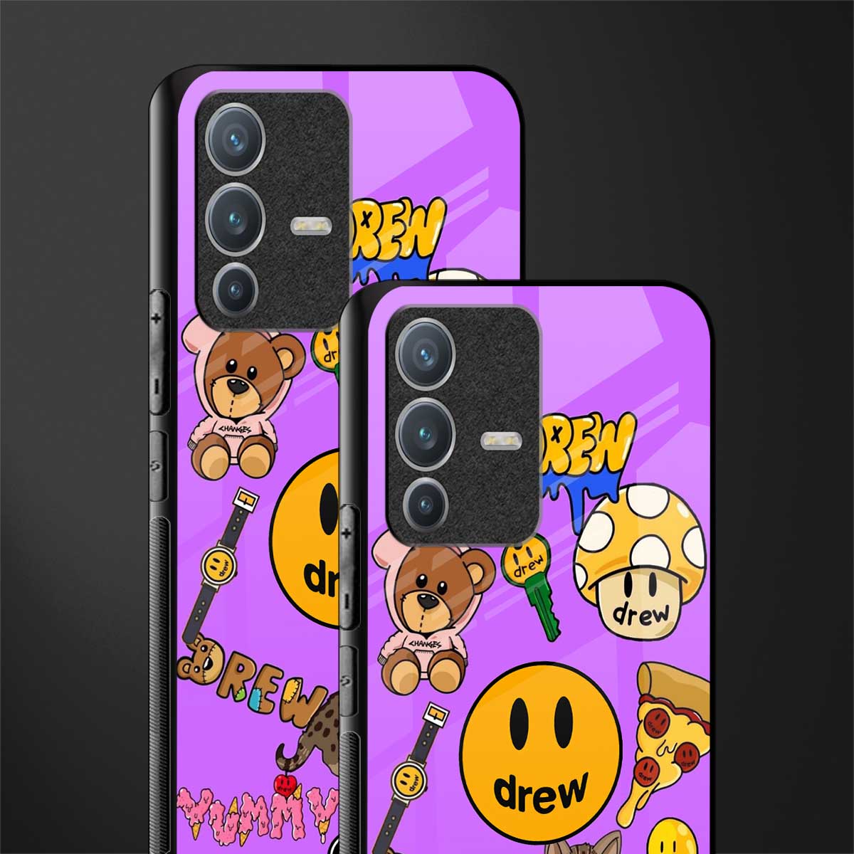 justin bieber glass case for vivo v23 pro 5g image-2