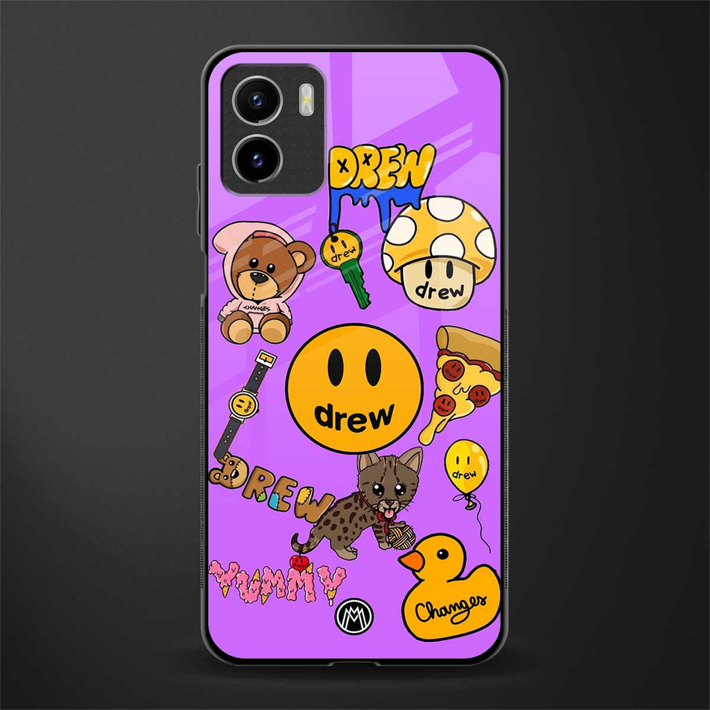 justin bieber glass case for vivo y15s image