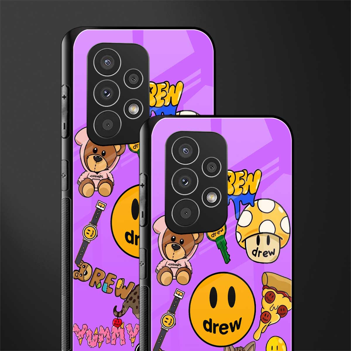 justin bieber back phone cover | glass case for samsung galaxy a53 5g