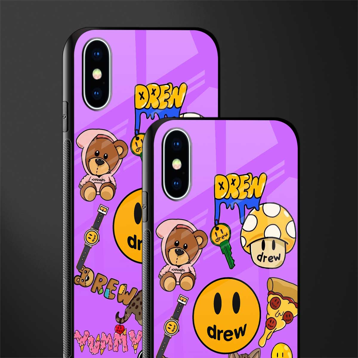 justin bieber glass case for iphone xs image-2