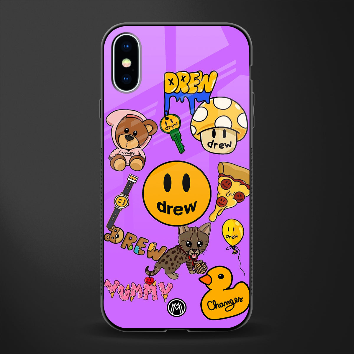 justin bieber glass case for iphone xs image