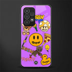 justin bieber back phone cover | glass case for samsung galaxy a73 5g