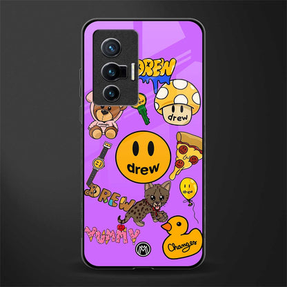 justin bieber glass case for vivo x70 image