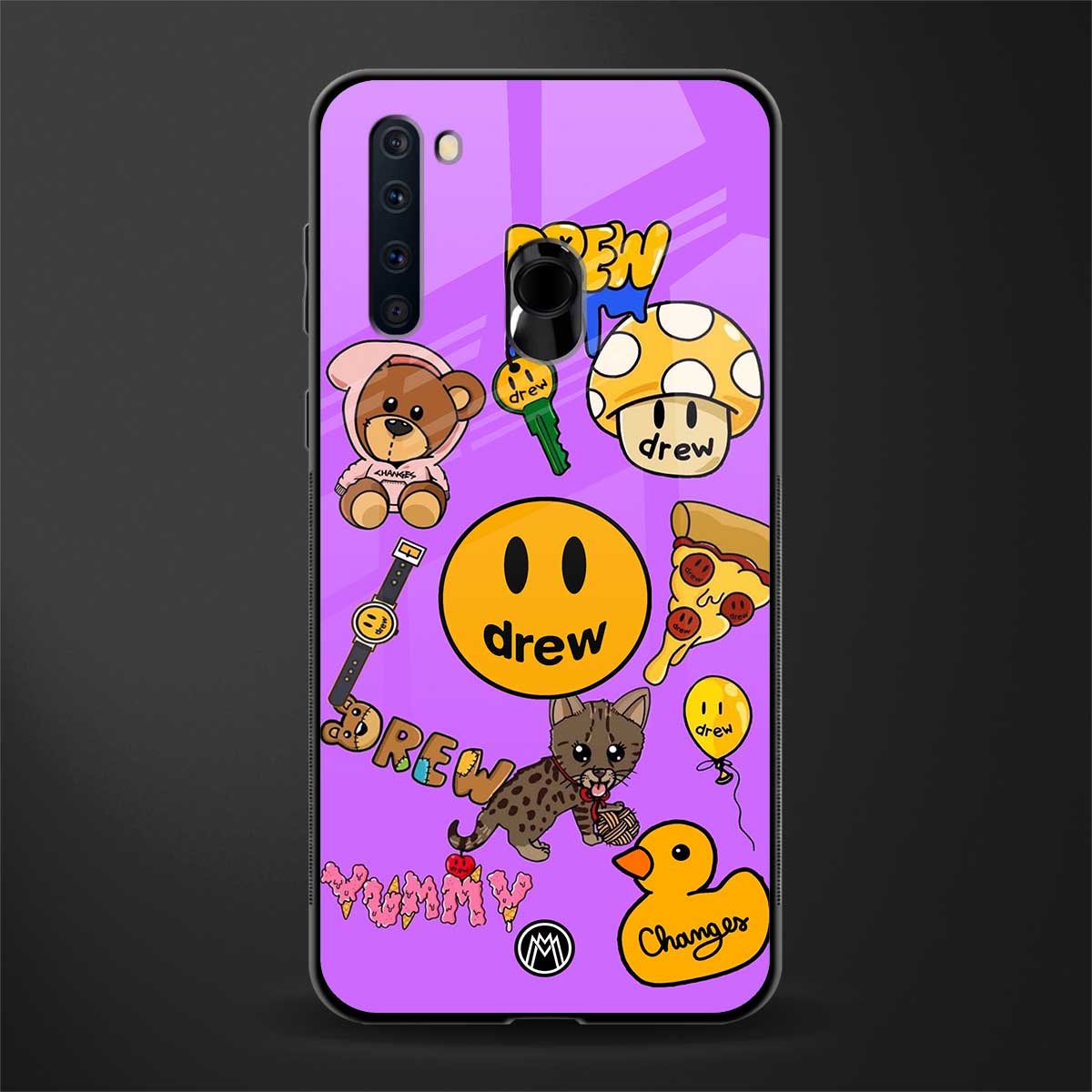 justin bieber glass case for samsung a21 image