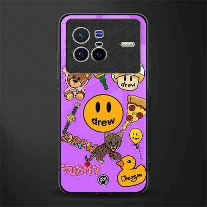 justin bieber glass case for vivo x80 image