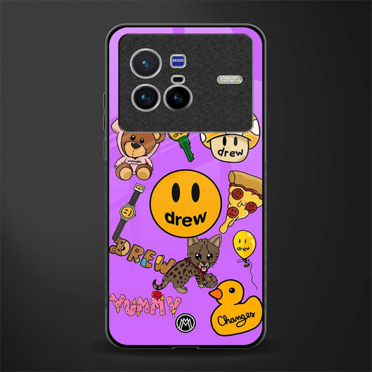 justin bieber glass case for vivo x80 image