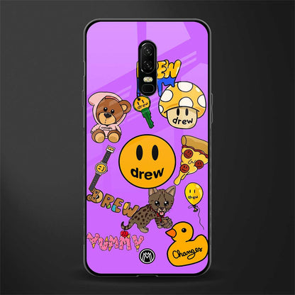 justin bieber glass case for oneplus 6 image