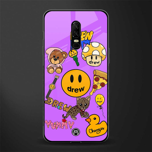 justin bieber glass case for oneplus 6 image